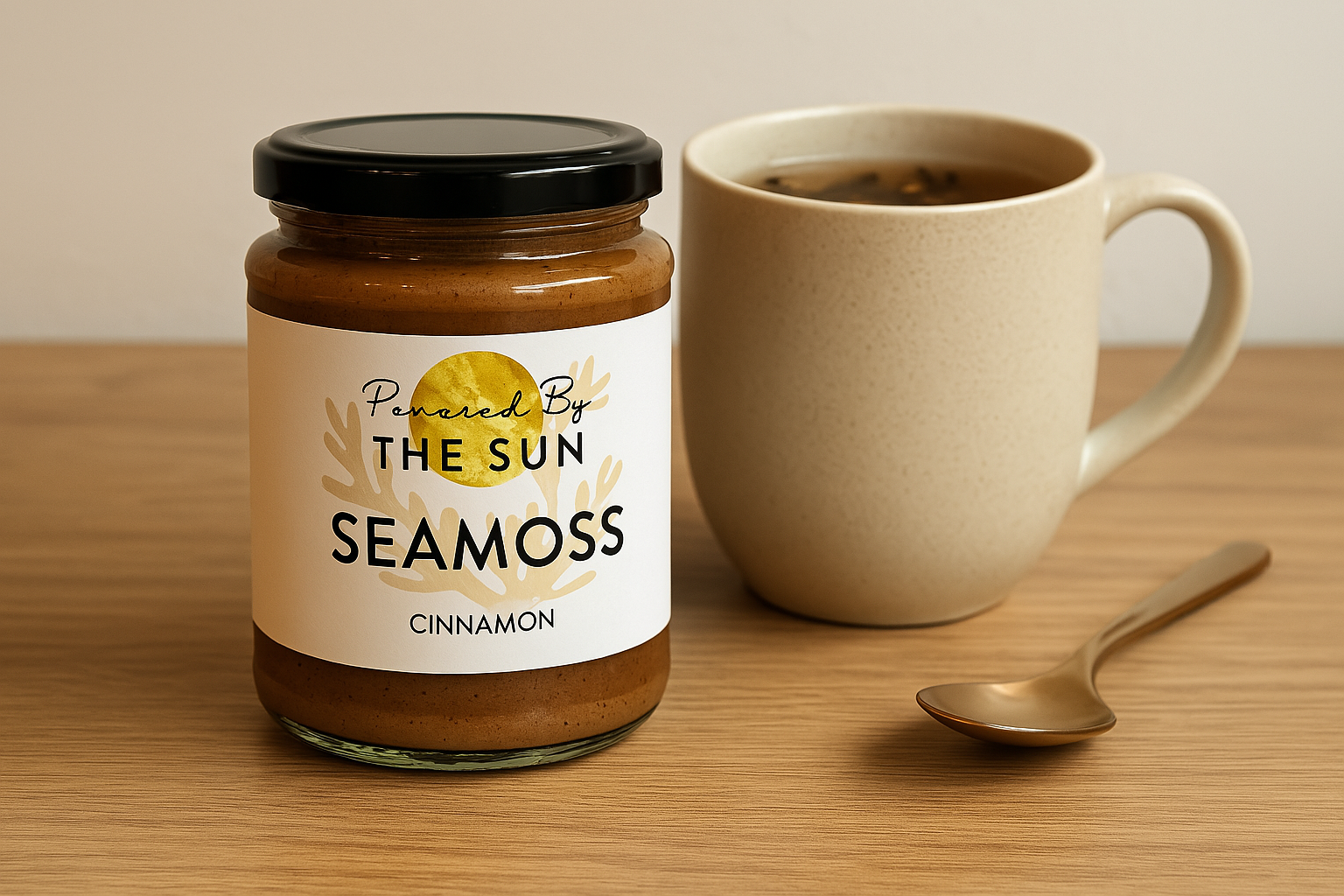 Sea Moss Gel With Organic Moroccan Cinnamon Infusion